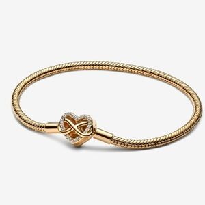 Pandora Gold and Silver Knot Bracelet